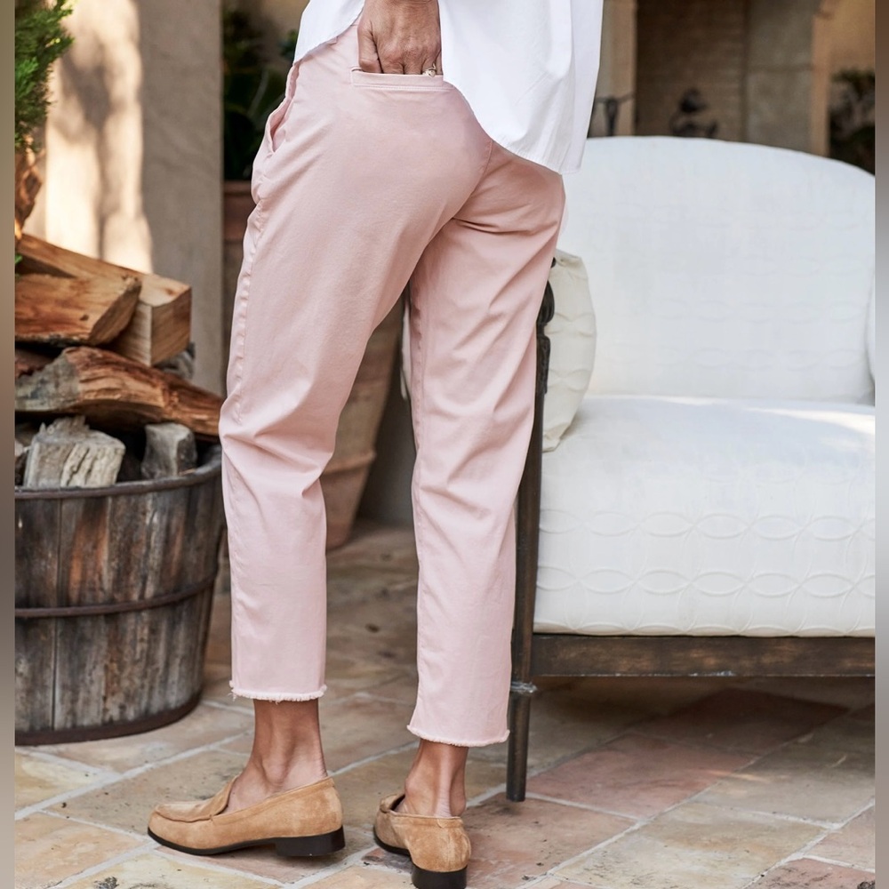 Frank & Eileen Pink Straight Leg Pants Lightweight Casual - Picture 4 of 7